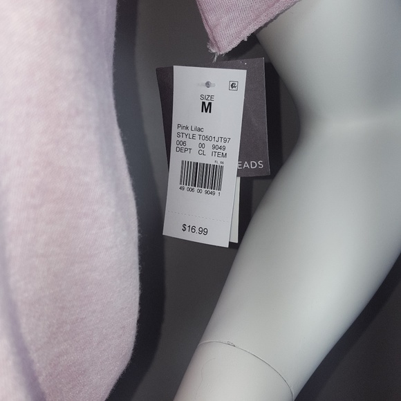 Graphic t-sweatshirt sz M Rose' all Day pink - Picture 3 of 4